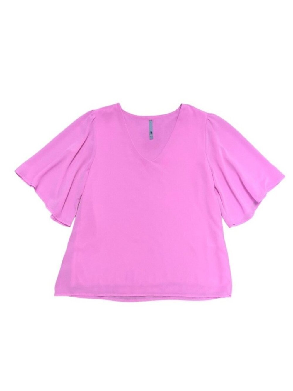 Jolie Flare Sleeve Blouse Women’s Small Pink Barbie Bubblegum